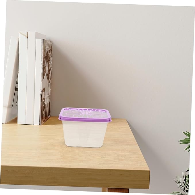 Happyyami 4Pcs Reusable Moisture Absorber Box Large Capacity Plastic Holder - Image 6