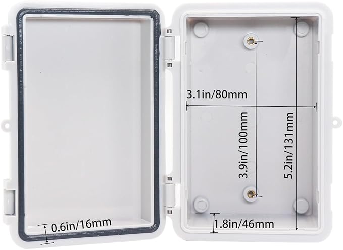 Waterproof Electrical Box Dustproof Junction Box Weatherproof IP67 ABS Plastic - Image 4