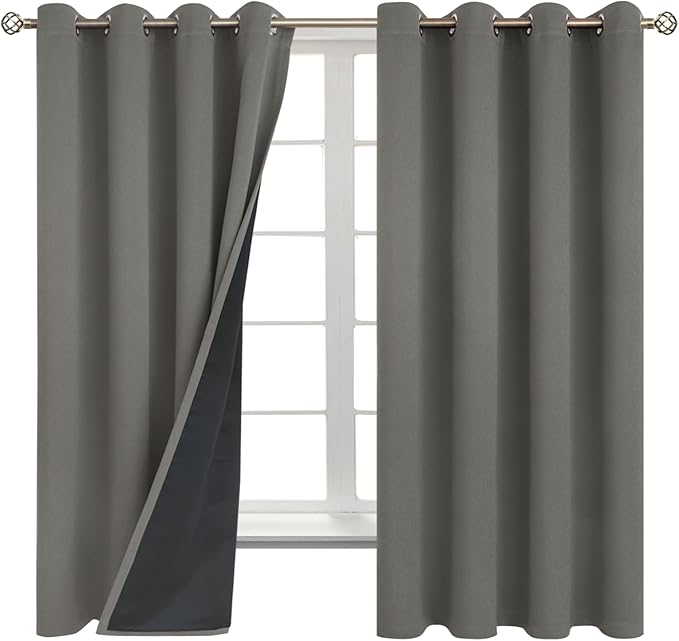 BGment Thermal Insulated 100% Blackout Curtains by BGment
