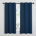 NICETOWN Room Darkening Curtains 63 inch Length 2 Panels, Thermal Insulated by NICETOWN