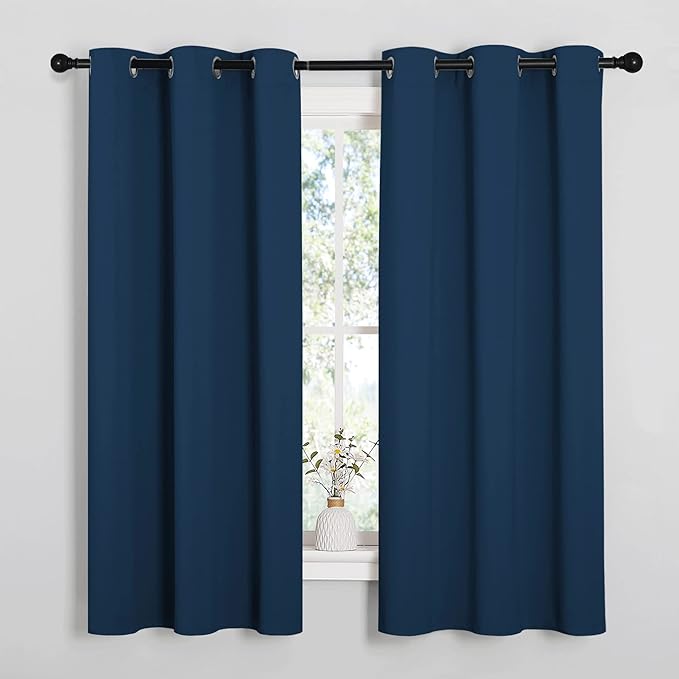 NICETOWN Window Curtain Panels, Thermal Insulated Solid Grommet Blackout by NICETOWN