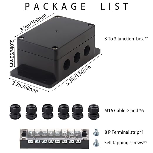 Watertight Junction Box, IP67 Waterproof Electrical Project Box - Image 7