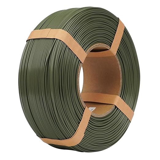 Inland V2 PLA PRO 3D Printer Filament Refill, 1.75mm Spooless Filament by INLAND