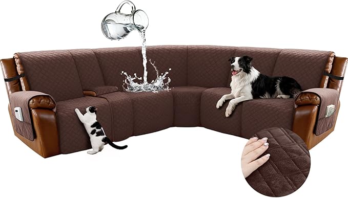 Arfntevss Waterproof Recliner Sectional Couch Covers by Arfntevss