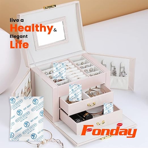 1 Gram 2000 Packets Fonday Food Grade Silica Gel Desiccants Packs Moisture - Image 7
