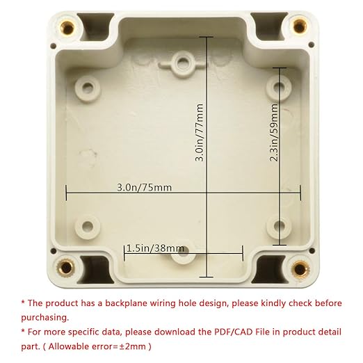 LeMotech Waterproof Dustproof IP65 ABS Plastic Junction Box Universal Electric - Image 5