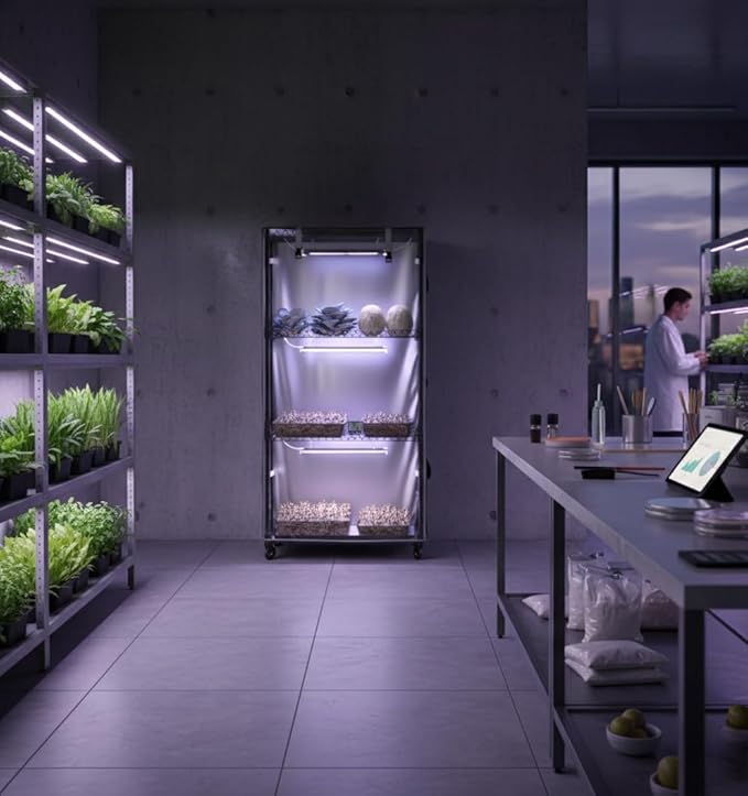 Mushroom Grow Tent with T8 Grow Light Timer - Image 2