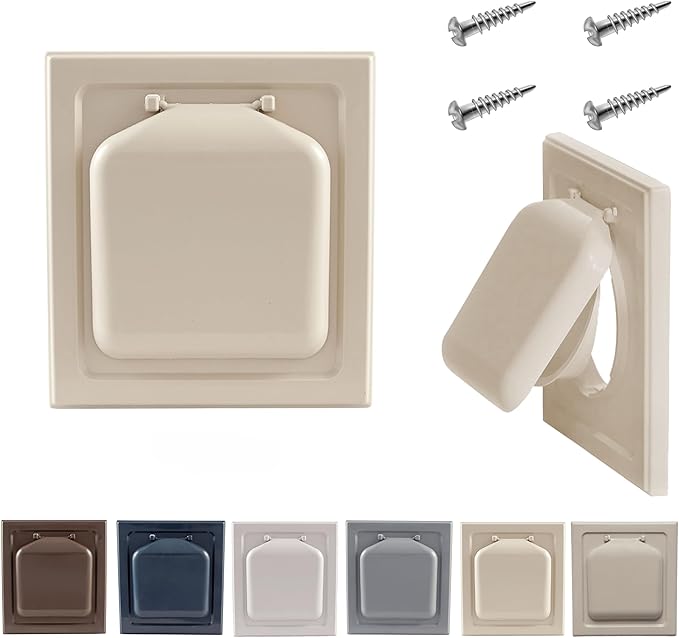 NO-PEST VENT, Exclusive Dual Door Dryer Vent Cover Outdoor 4 inch or Bathroom by No-PestVent