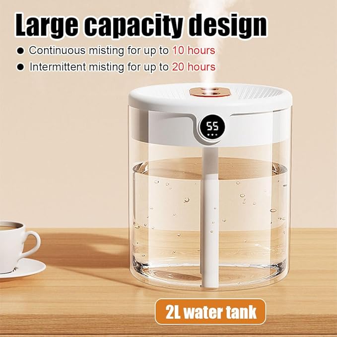 Smart Humidifier, Double Nozzle Cool Mist Humidifier - Image 7