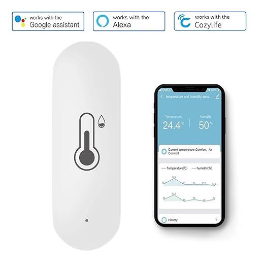 2 Pack WiFi Temperature Humidity Sensor Smart Hygrometer Thermometer Sensor - Image 6