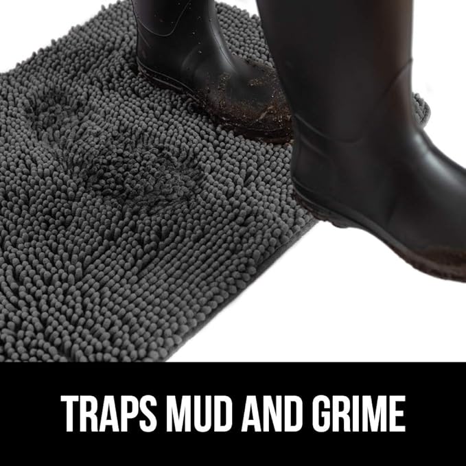GORILLA GRIP SOAKSTOPPER Dog Door Mat, 36x24 Machine Washable Rug Absorbent - Image 4