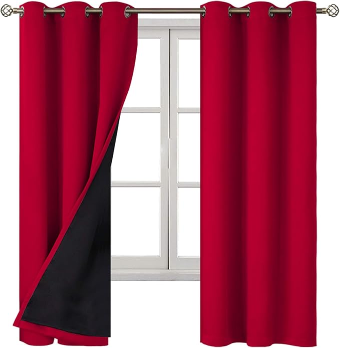 BGment Christmas 100% Blackout Curtains Thermal Insulated - Image 8
