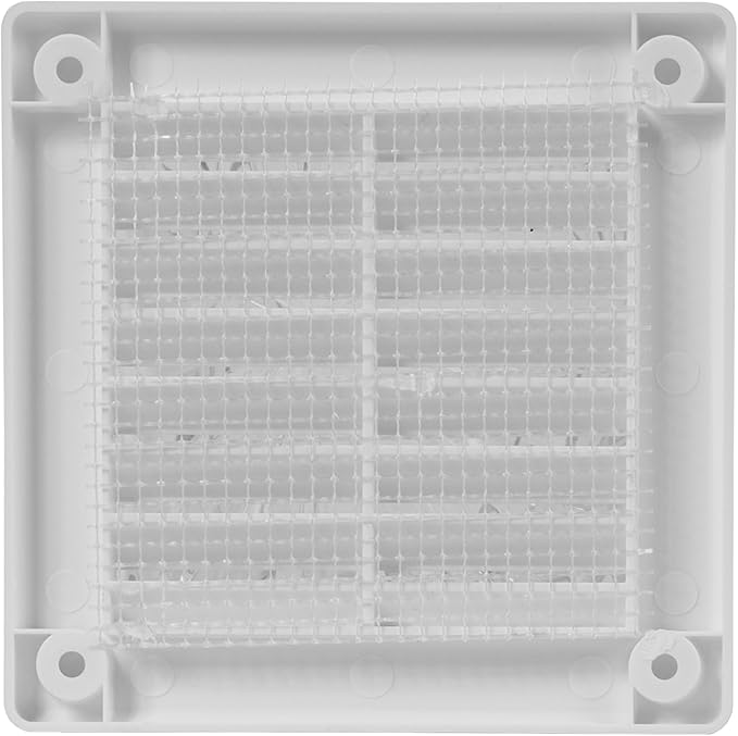 4" x 4" Square Air Vent Cover – White Plastic Vent Deflector - Image 9