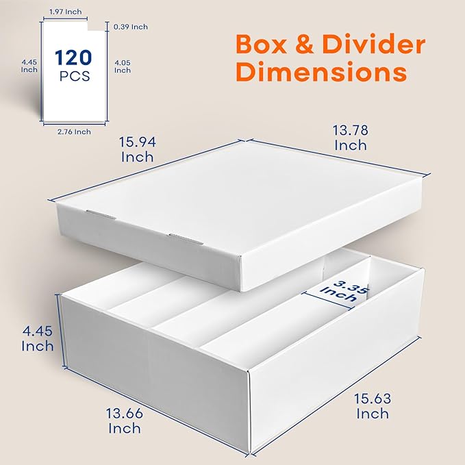 4-Pack Trading Card Storage Box, Top loader Storage Boxes, includes Card - Image 2