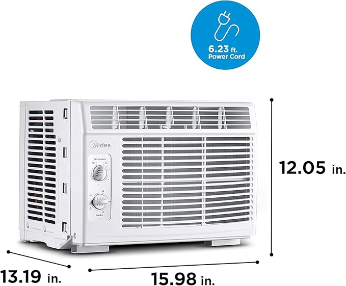 Midea 5, 000 BTU EasyCool Small Window Air Conditioner - Image 2