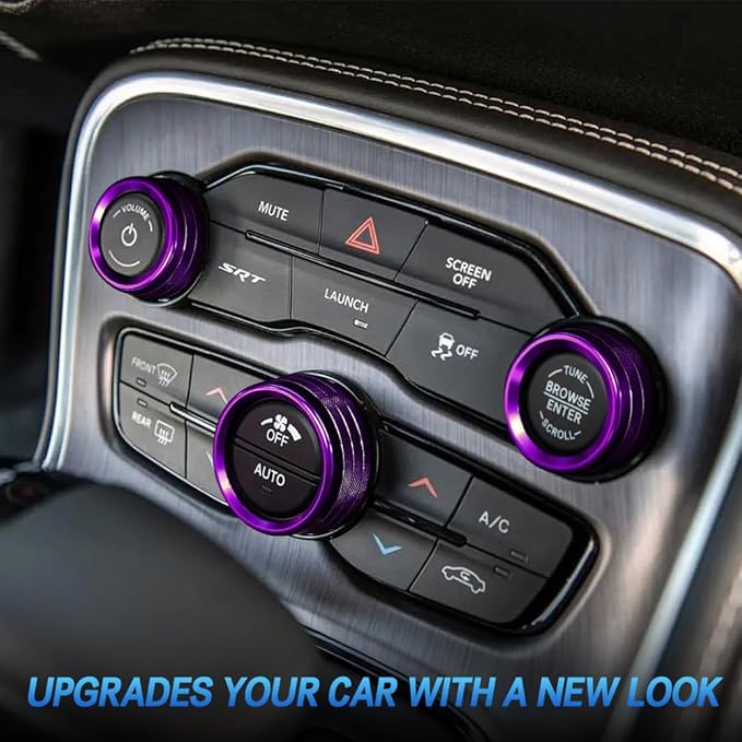 3PCS Air Conditioner Switch Button Knob Cover, Auto Accessories Climate Control - Image 3