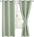 Hiasan Blackout Curtains for Bedroom, 42 x 63 Inches Length by Hiasan