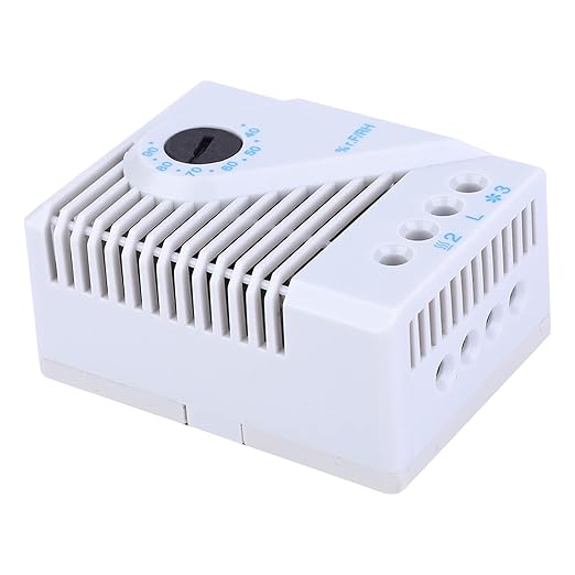 Mechanical Humidity Controller, 2-3 Pole Terminal, 12‑250V Input, Back Rail - Image 5