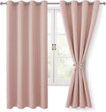 Hiasan Blackout Curtains for Bedroom, 52 x 63 Inches Length by Hiasan