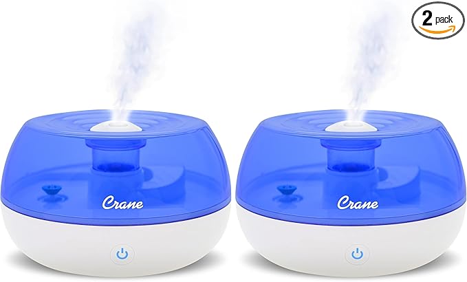 Crane Personal Ultrasonic Cool Mist Humidifier, by Crane