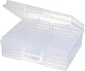 novelinks Transparent 4" x 6" Photo Organizers and Photo Storage Box by novelinks