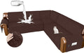 Arfntevss Waterproof Sectional Couch Covers L Shape Washable Velvet Sofa Cover by Arfntevss