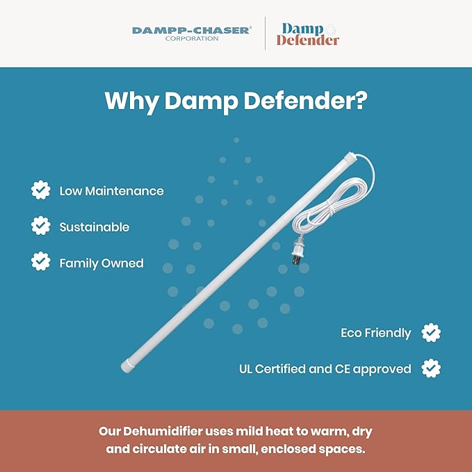 Damp Defender by Dampp-Chaser – Compact Dehumidifier - Image 2