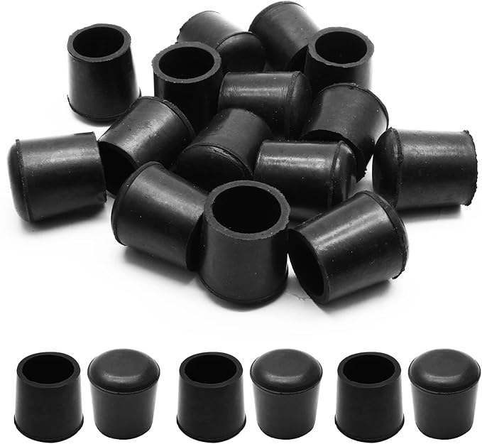 Piutouyar Round PVC Rubber Furniture Covers, 19mm / 3/4 Inches Table Chair Leg - Image 2