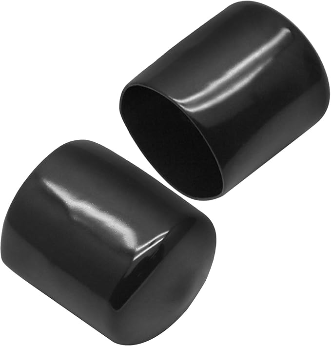 12Pcs Round Chair Leg Caps 1-1/2 Inch ID Vinyl Flexible Bolt Chair Feet Covers - Image 3