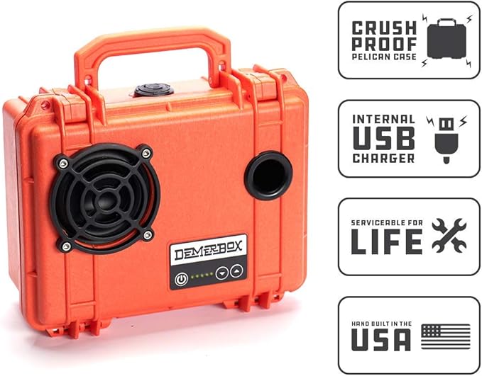 DemerBox: Waterproof, and Rugged Outdoor Bluetooth Speakers. Loud Sound - Image 3