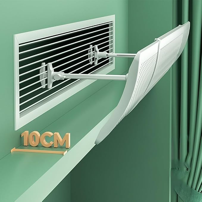 Central AC Vent Deflector Customizable Airflow Direction - Image 2