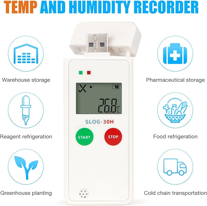 High Accuracy Temperature Humidity Data Logger - Image 9