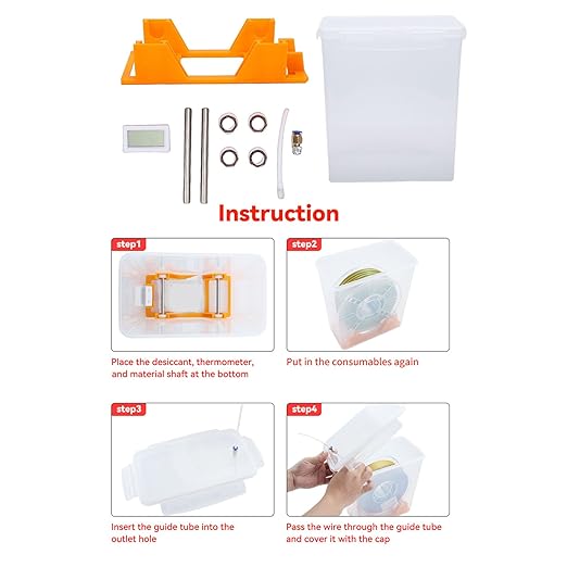 WALFRONT Filament Storage Box 3D Printer Filament Dry Box Dust Proof Damp Proof - Image 5