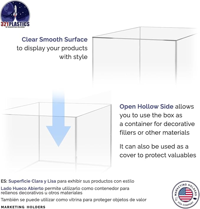 6 Pack Clear Acrylic Display Box - Image 5