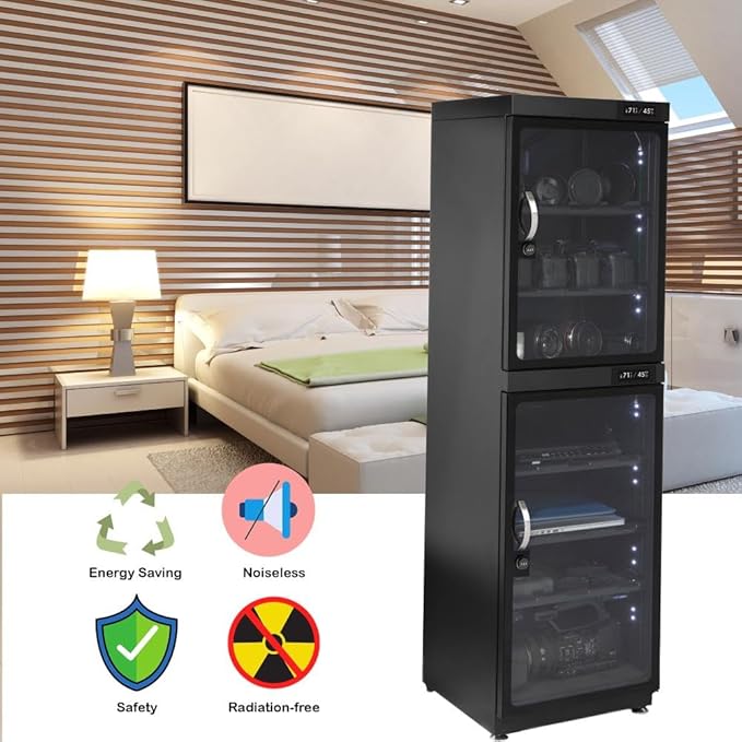 180LT Electronic Dry Cabinet for Camera, Lens & Electronics – Silent - Image 5