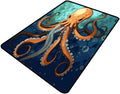 Wall-to-Wall Carpeting, Submarine Octopus Pattern Printing Moisture Barrier by Snarena