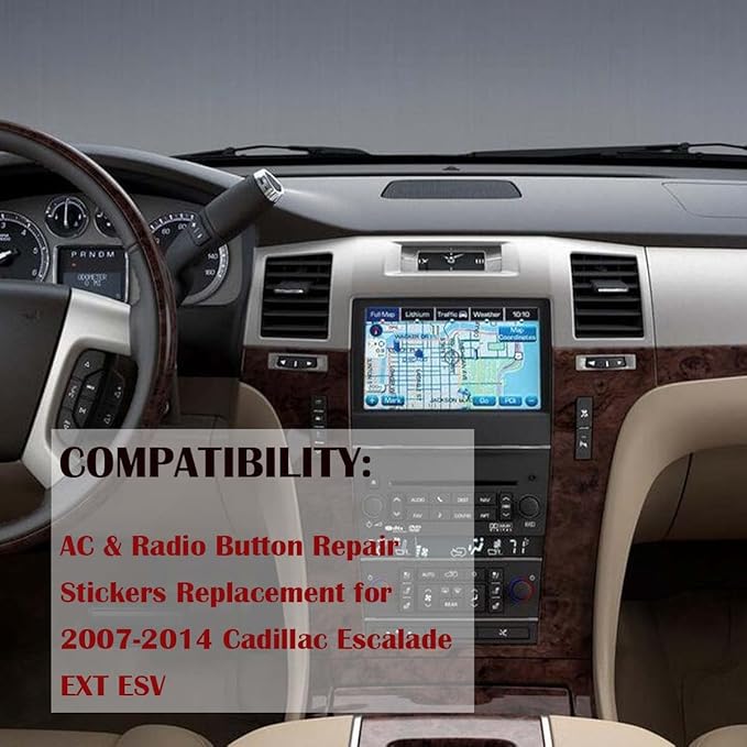 AC & Radio Button Repair Stickers Compatible - Image 6