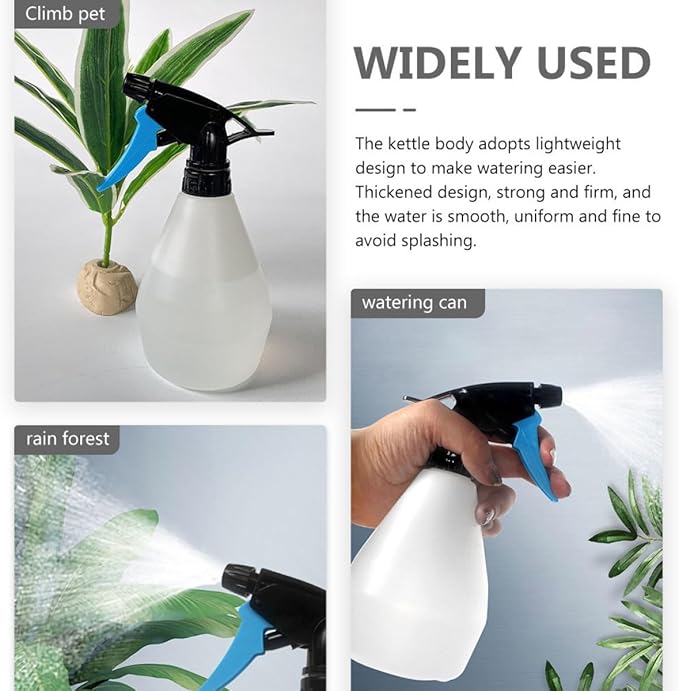 Toyvian 3pcs Portable Lizard Humidifier Watering Cans 500ml Garden Sprayers - Image 8