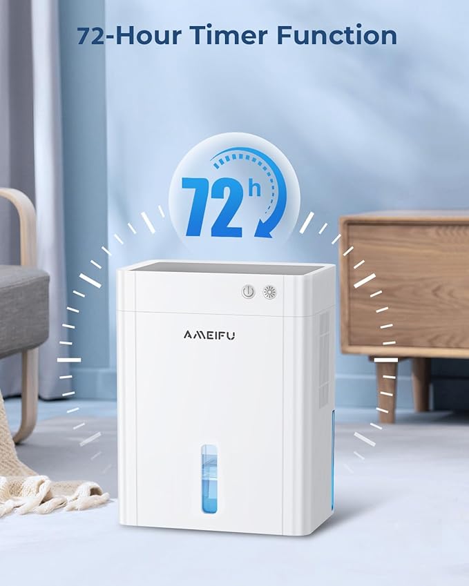 Dehumidifier for Home, 135 OZ Water Tank, Quiet Dehumidifier for Bathroom - Image 8