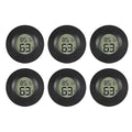 6-Pack Mini Hygrometer Thermometer Digital LCD Monitor Indoor/Outdoor Humidity by DWEII
