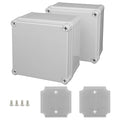 Junction Box, 4.9"x 4.9"x 3" Outdoor Electrical Box by HoHaing
