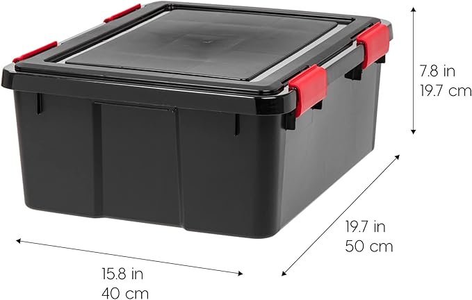 IRIS USA WeatherPro 31 Qt Storage Bins - Image 6