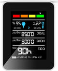 Fydun Air Quality Monitor Indoor, 5 in 1 Detector Portable Battery Operated by Fydun