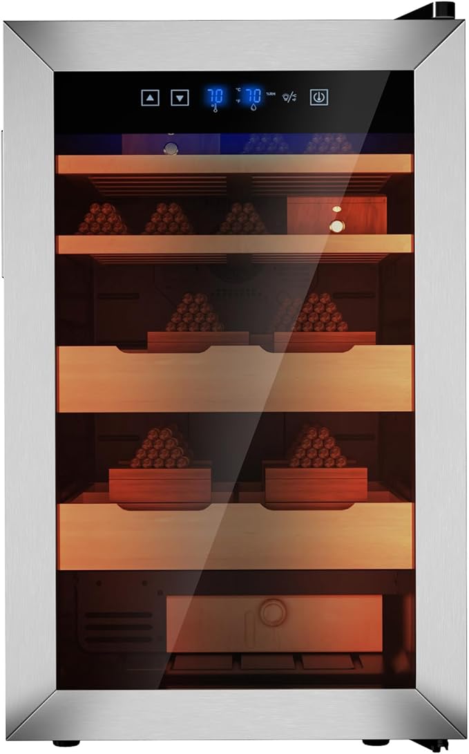 KingChii Upgrade 70L Temperature & Humidity Control Cabinet, Built-in by KingChii