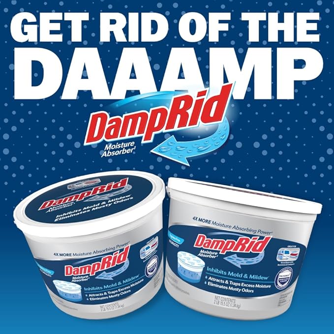 DampRid Hi-Capacity Moisture Absorber Bucket, Fragrance Free, 2 lb. 15.5 oz. & - Image 10
