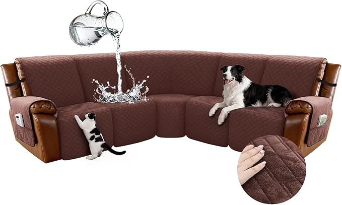Arfntevss Waterproof Recliner Sectional Couch Covers by Arfntevss
