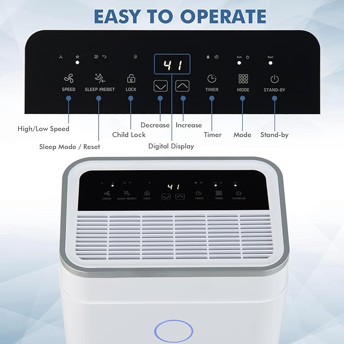 COSTWAY 4000 Sq. Ft Dehumidifier - Image 6