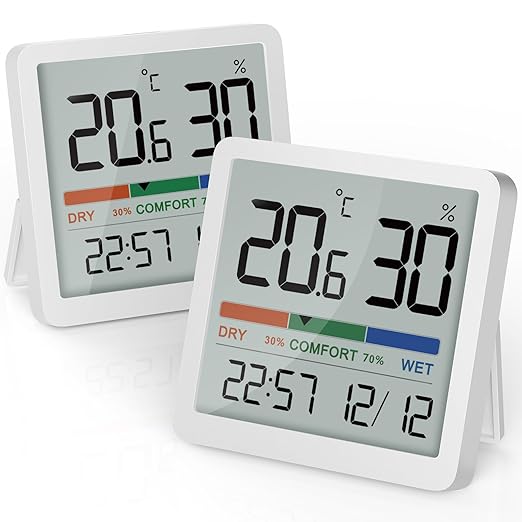 NOKLEAD 2-Pack Indoor Thermometer Hygrometer - Image 9