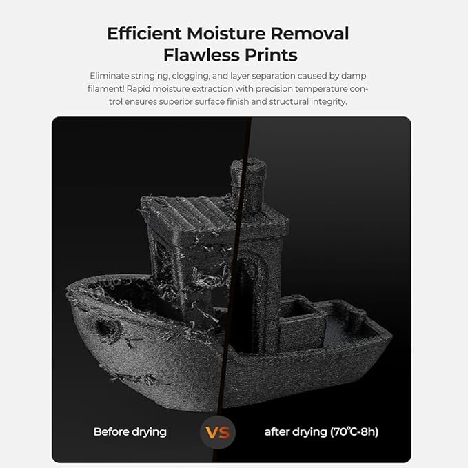 Creality Multi-Kilo Filament Dryer，Fireproof and Moisture-Proof Detachable - Image 3