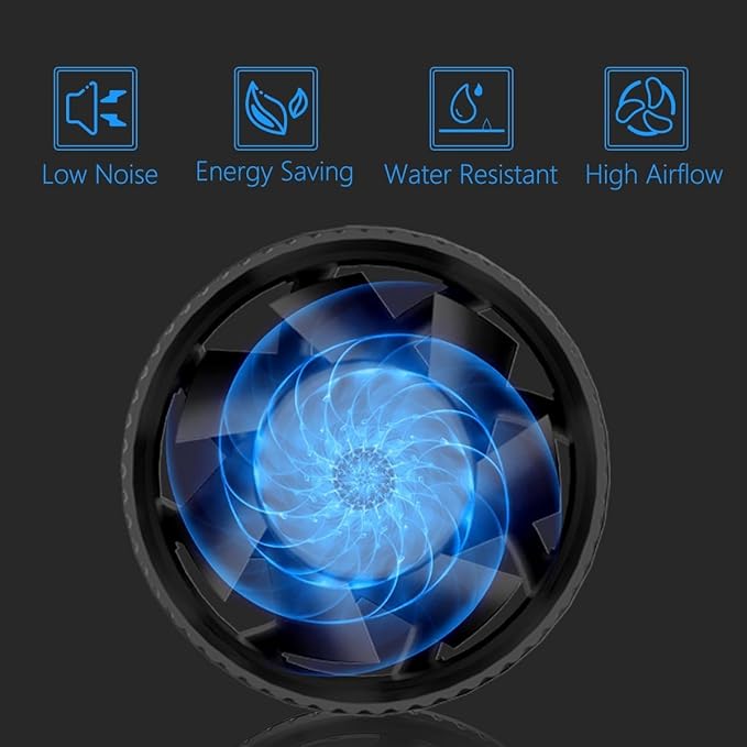 Hon&Guan 3 Inch Inline Blower Fan - Image 4
